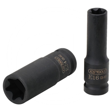 KS Tools Impact socket ETX, deep, 1/2", E11