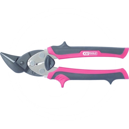 KS Tools Mini metal shears, left hand cutting