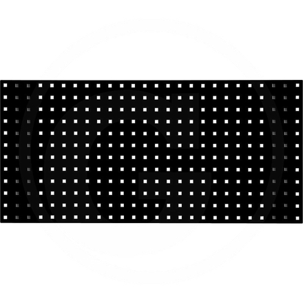 KS Tools Perforated panel black, 2000x450mm