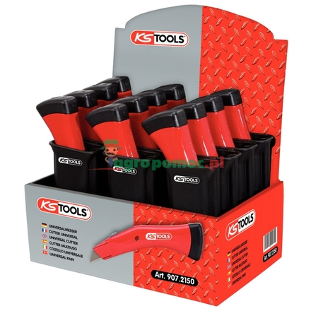 KS Tools Profi utility knife display, 12pcs