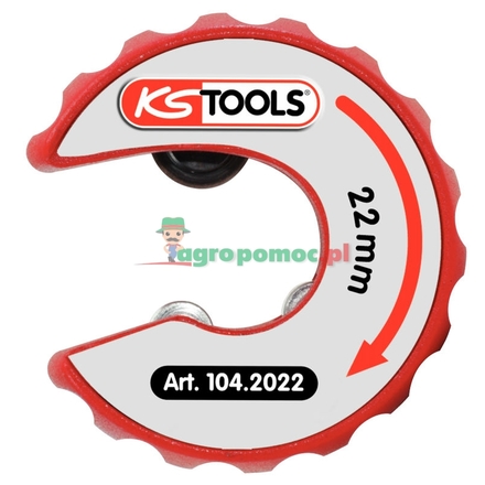 KS Tools Ratchet pipe cutter, 22mm