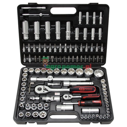 KS Tools Socket set, 108pcs, 1/4"+1/2"