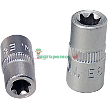 KS Tools Socket TX E, 1/4", E6