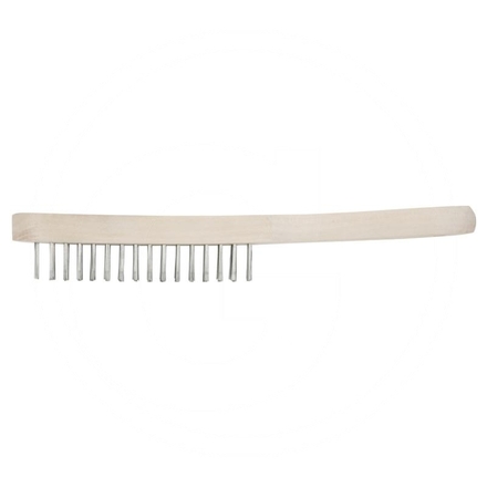 KS Tools Stainless wire brush, 4-row, 290mm