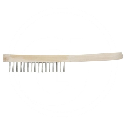 KS Tools Steel wire brush, 4-row, 290mm