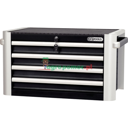 KS Tools ULTIMATE, black top box,4 drawer