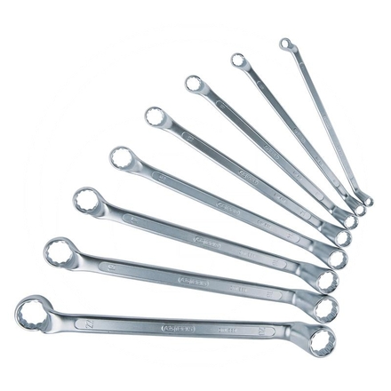 KS Tools ULTIMATE+ ring spanner set offset, 8pcs