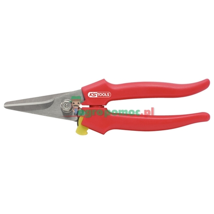 KS Tools Utility shears, straight, 190mm