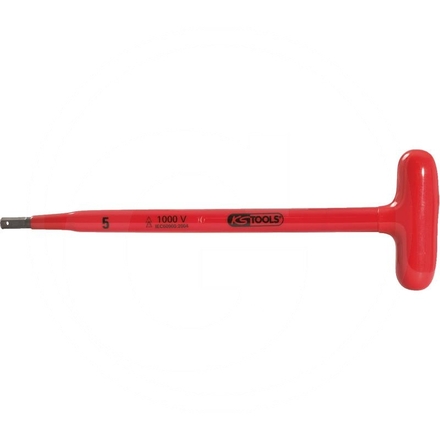 KS Tools VDE T-grip hex box spanner, 10x200mm