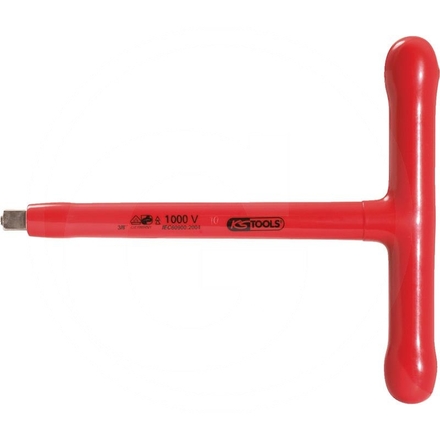 KS Tools VDE T-grip socket spanner 3/8", 200mm