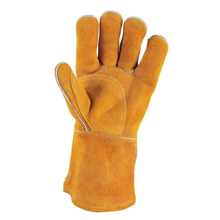 KS Tools Welding leather gloves, extra long