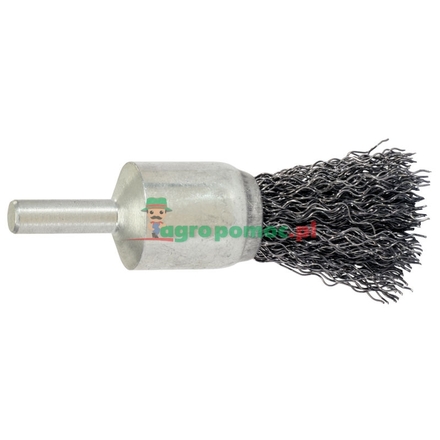 KS Tools Wire brush,steel wire, 0,30,Ø19mm