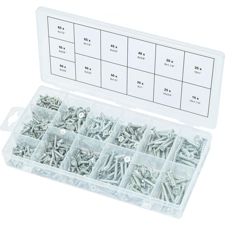 KS Tools Wooden screws assortment, 550 pcs