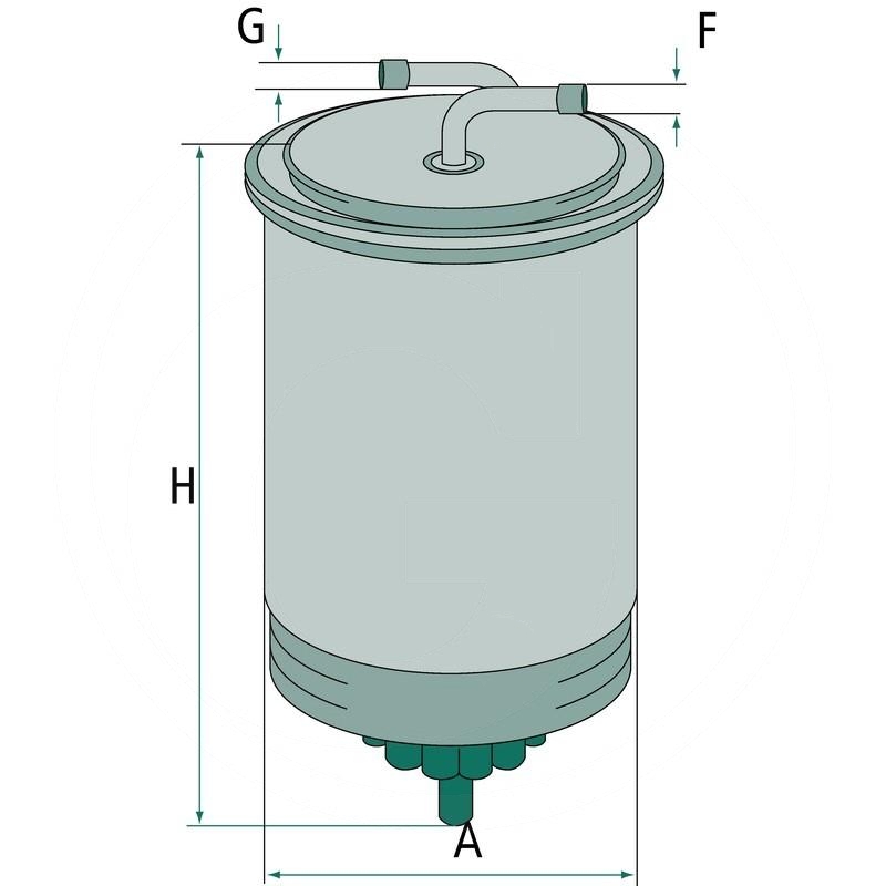 MANN Fuel filter | 50379100