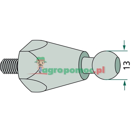 Stabilus Ball pin | 04345708