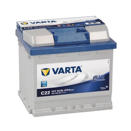 Varta 12V 52Ah filled