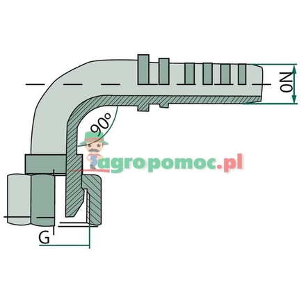 Volz PN 08 DKOL M16x1.5 90° VA