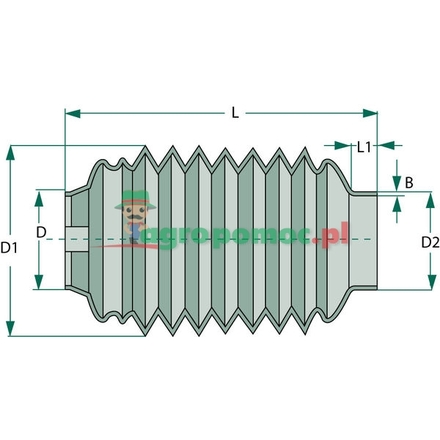 Walterscheid Guard cone | 198103, 85.15.500