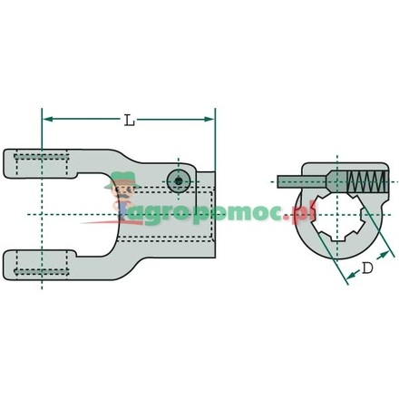 Walterscheid Yoke | 056699