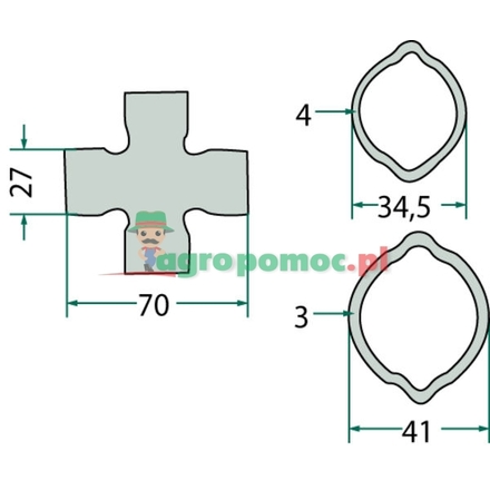 Weasler Profile yoke