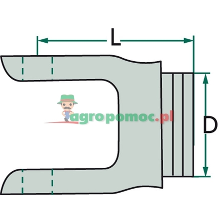 Weasler Profile yoke | 204056861