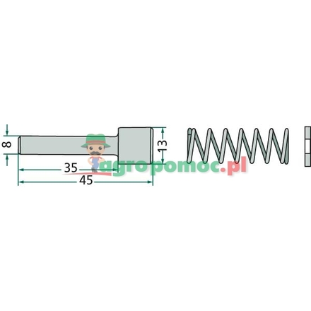 Weasler Sliding pin set