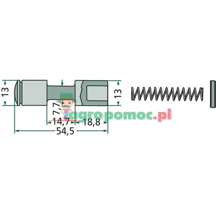 Weasler Sliding pin set