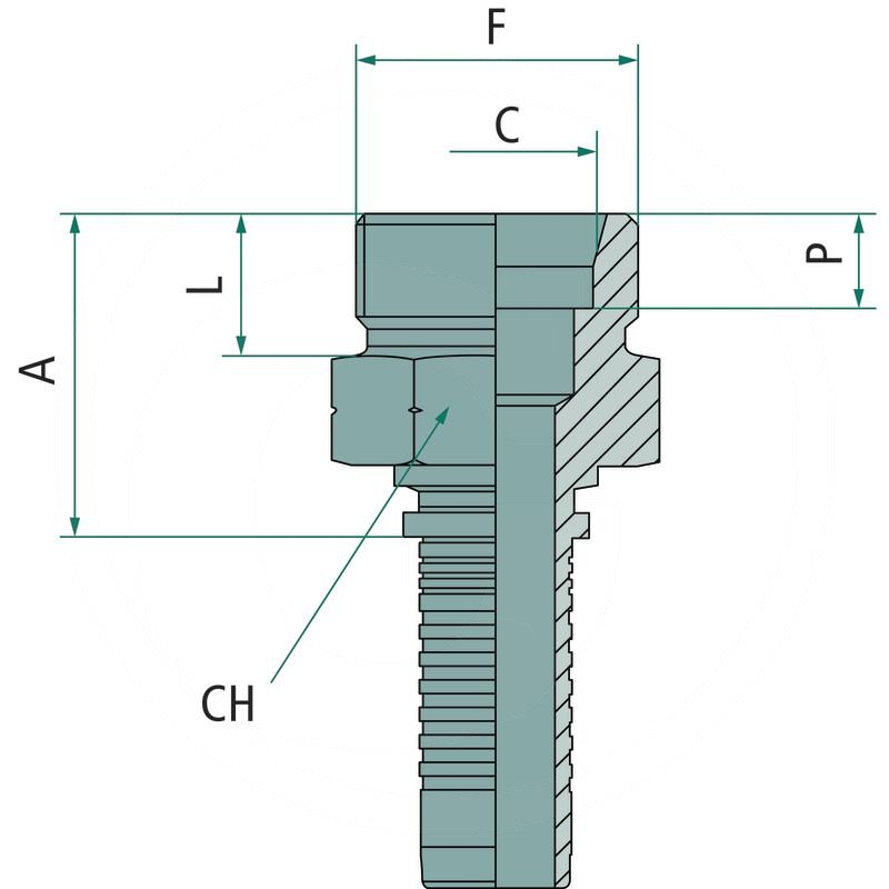 PN 25 AGL M36x2.0 28L