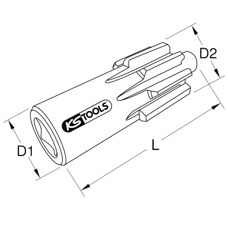 Entraîneur manuel de volant moteur DAF KS TOOLS 455.0105