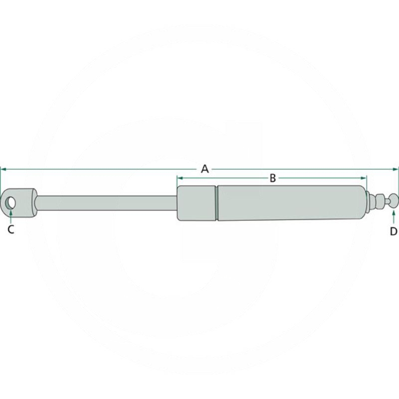 Stabilus Gas Strut 82002925 65417092 Spare Parts For