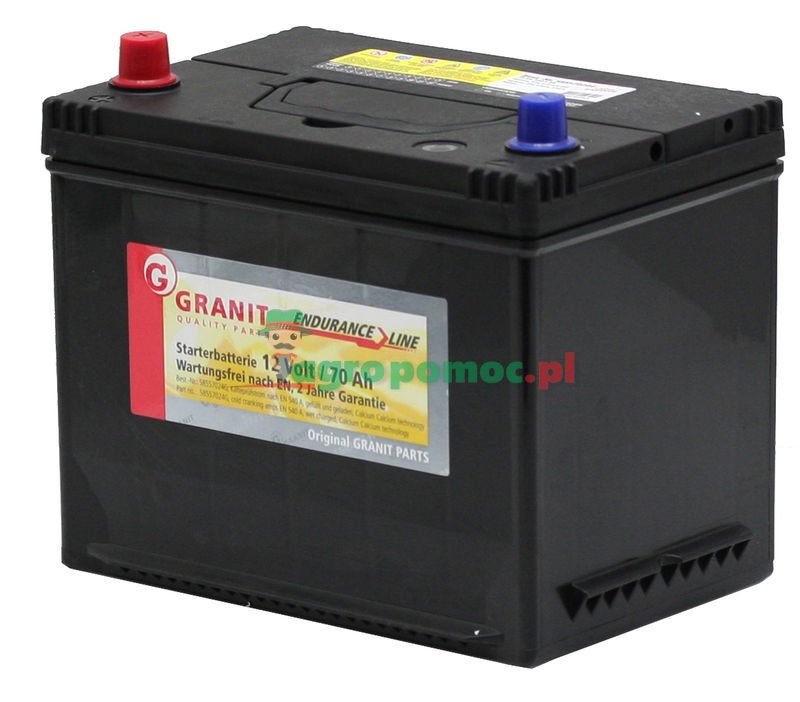 Vente Batterie 12V 70Ah, remplie Granit 58557024G