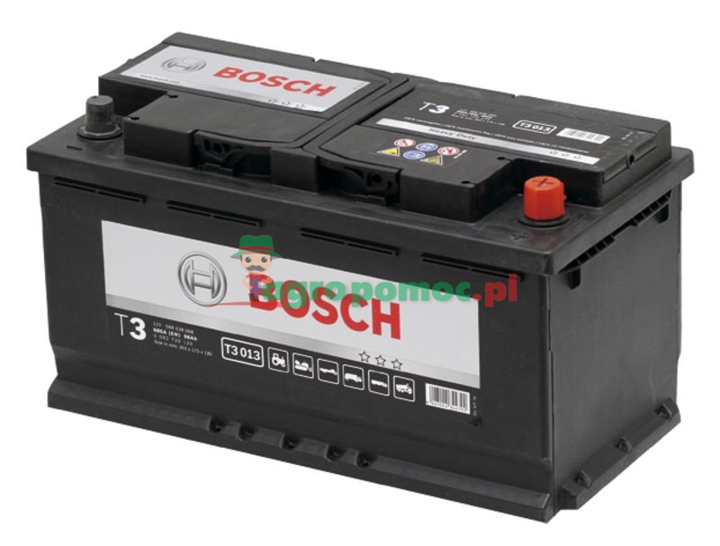 Top Relatieve grootte koolstof Bosch Battery T3 12V 200Ah (2500092T30800) - Spare parts for agricultural  machinery and tractors.