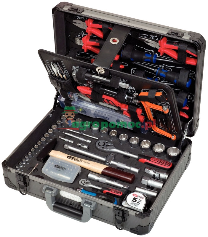 Tools Uni tool kit, 127pcs,1/4"+1/2" (7889110727) - for agricultural machinery and tractors.