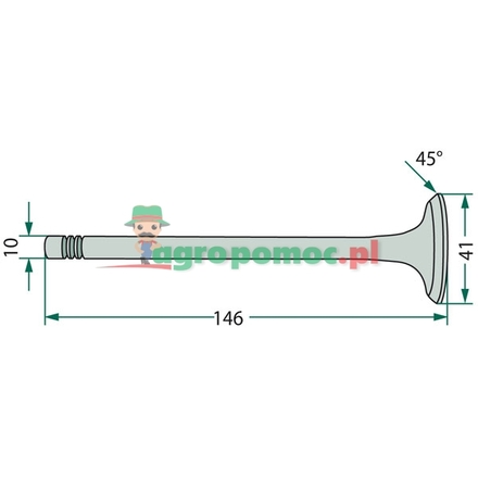  Exhaust valve | 3136915R2