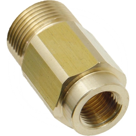  Hand-tightened threaded fitting