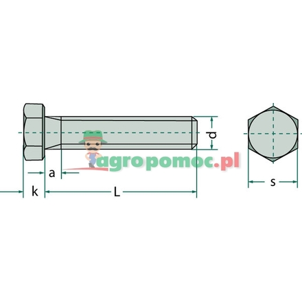  Hexagon head bolt