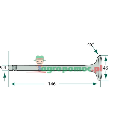  Inlet valve | C5NN6507B, 81823823