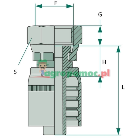  PNE 12 AGRF 3/4" 