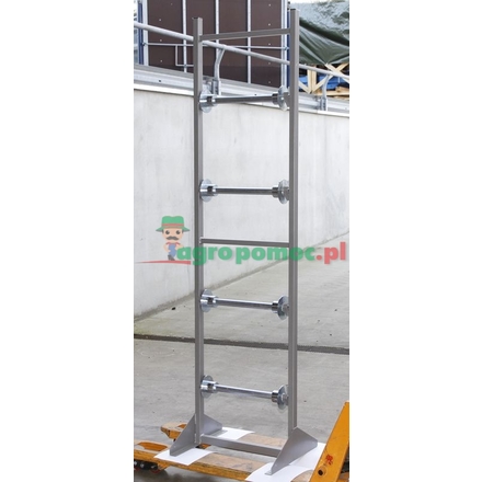 Rack for 4 hose reels (81504223) - Spare parts for agricultural machinery  and tractors.