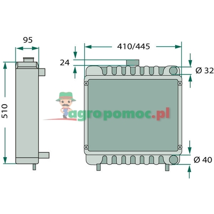  Radiator | 3131579R91, 787141R92