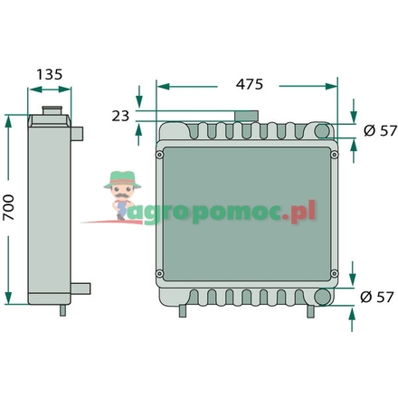  Radiator | 239979A3, 239979A2