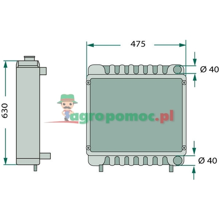  Radiator | K262827, K300103, K300106, K302915, K302917, K307992