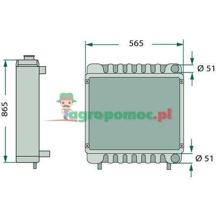  Radiator | RE63188, RE50311