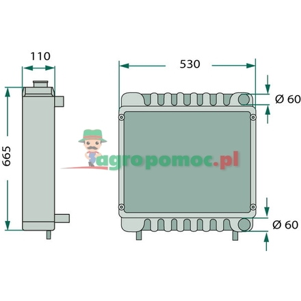  Radiator | RE67333, RE52498,