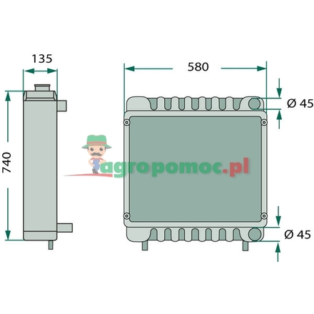  Radiator | 3649276M93