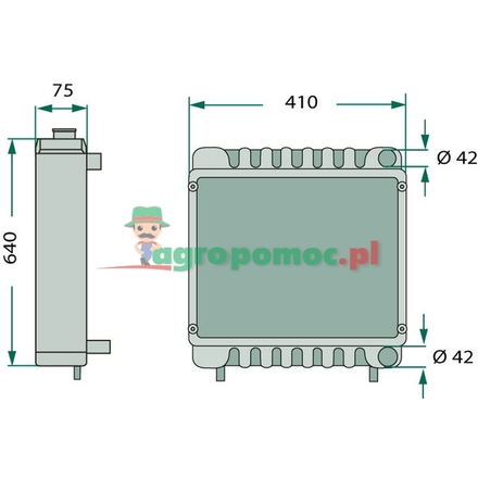  Radiator | 897358M4, 897357M92