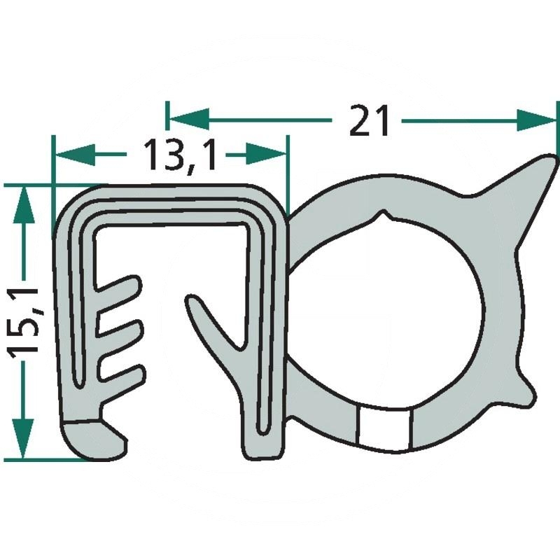  Sealing rubber