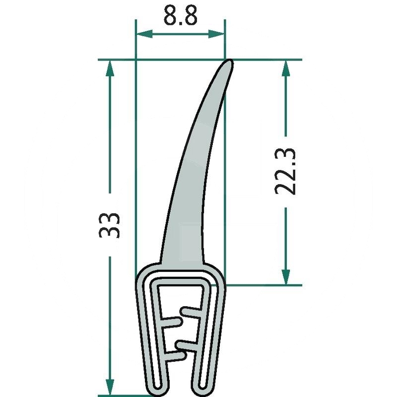  Sealing rubber