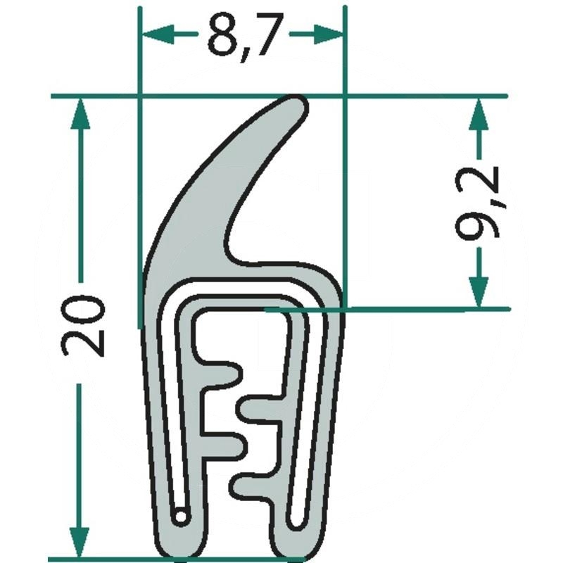  Sealing rubber