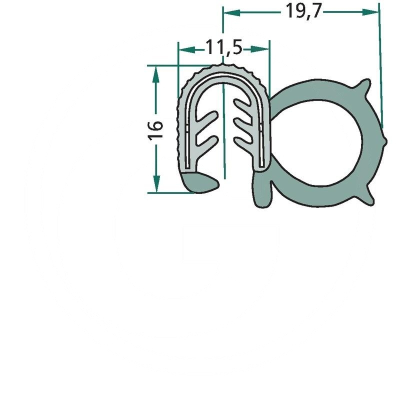  Sealing rubber